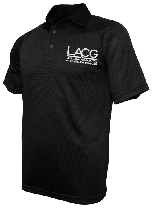 LACG Polo Jacquard Cool-Tek / embroidery