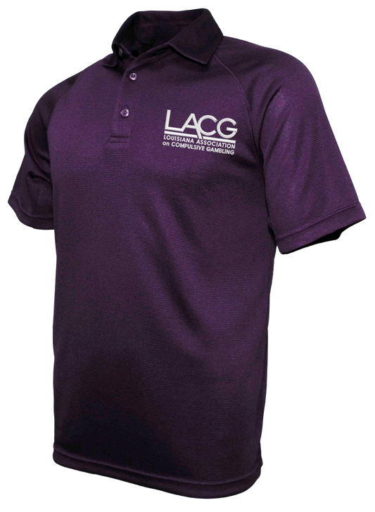 LACG Polo Jacquard Cool-Tek / embroidery